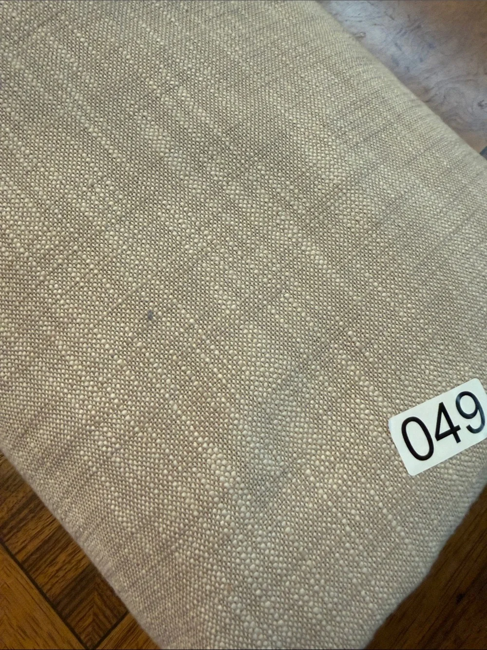 NWOT Quince Oatmeal Cotton Slub Room Darkening Curtain Panel - Retail 60